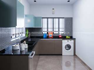 Creating a Stylish and Functional Work Area...., Monnaie Interiors Pvt Ltd Monnaie Interiors Pvt Ltd Kitchen units
