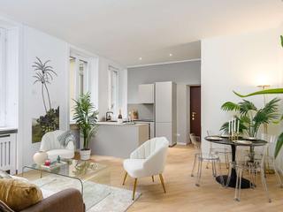 Appartamento con home staging a Milano | ZEROPXL, ZEROPXL | Fotografia di interni, architettura & real estate ZEROPXL | Fotografia di interni, architettura & real estate Salon moderne
