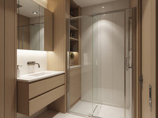 Tiny bathroom with vertical storage, Desirée Vaquier_homify Desirée Vaquier_homify Classic style bathroom