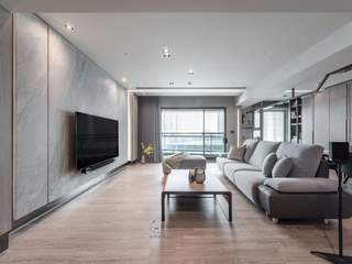 2+3毛宅居, 演繹動線設計公司 演繹動線設計公司 Modern living room