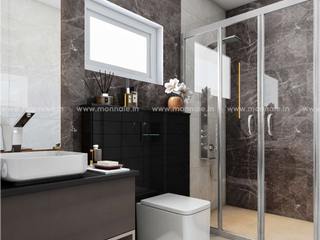Modern Designs of Bathroom interior...., Monnaie Interiors Pvt Ltd Monnaie Interiors Pvt Ltd Modern style bathrooms