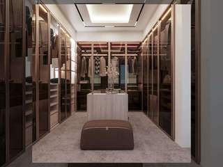 Enchanting Elegance: Services for Dressing Room Interior Design, Luxury Antonovich Design Luxury Antonovich Design Modern Dressing Room