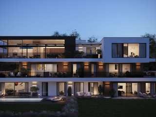 Elegance and Comfort: Residential Complex in Graz, Austria, Render Vision Render Vision منزل عائلي كبير