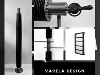Radiateur Varela design en finition Noir mat , Varela Design Varela Design Casas familiares