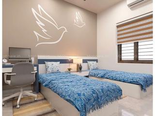 Happy Spaces for Little Hearts: Delightful Kids Bedroom Designs!, Monnaie Architects & Interiors Monnaie Architects & Interiors Hauptschlafzimmer