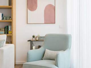 Sala & Hall | Areeiro, Traço Magenta - Design de Interiores Traço Magenta - Design de Interiores Modern living room