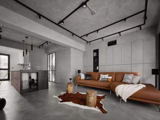 頭份嘉銳太隱 溫宅, 築室室內設計 築室室內設計 Salas de estar modernas