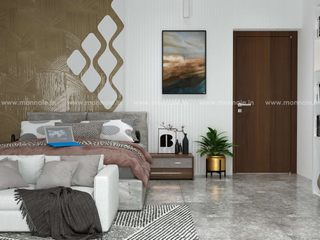 Comfort and Elegance: Stunning Bedroom Interior Designs, Monnaie Interiors Pvt Ltd Monnaie Interiors Pvt Ltd Главная спальня