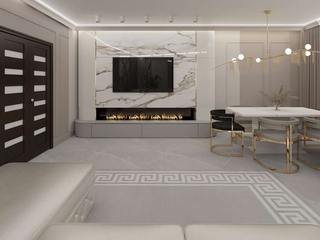 Salon Modern Glamour, meinDESIGN meinDESIGN Classic style living room