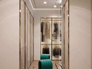 Crafted Elegance: Antonovich Group's Bespoke Joinery for Dressing Rooms, Luxury Antonovich Design Luxury Antonovich Design Vestidores de estilo moderno