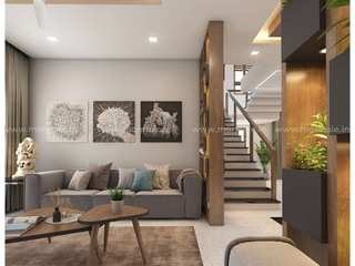 Modern Living Room Design Ideas, Monnaie Architects & Interiors Monnaie Architects & Interiors モダンデザインの リビング
