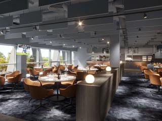 Interior visualization of the executive lounge in the new Karlsruhe stadium, Render Vision Render Vision Other spaces