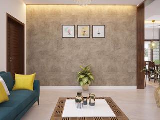 Living Room decor ideas... , Monnaie Interiors Pvt Ltd Monnaie Interiors Pvt Ltd モダンデザインの リビング