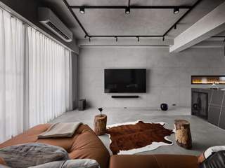 頭份嘉銳太隱 溫宅, 築室室內設計 築室室內設計 Modern living room