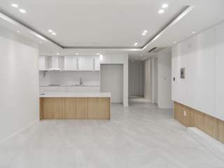 센트로팰리스 32평 아파트 인테리어, 디자인투플라이 디자인투플라이 Salas / recibidores