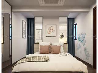 Modern Luxury Home Interiors, Premdas Krishna Premdas Krishna Small bedroom