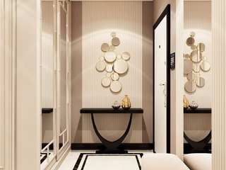 Дизайн-проект 3-комнатной квартиры в Москве, Дизайн студия "Хороший интерьер" Дизайн студия 'Хороший интерьер' ห้องนอนใหญ่