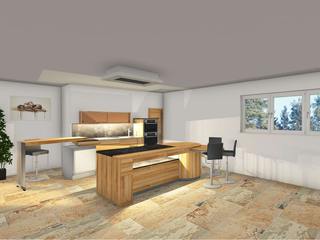 Küchenplanung einer Luxusküche, Pfister Möbelwerkstatt GdbR Pfister Möbelwerkstatt GdbR Kitchen units