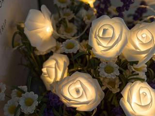 LED Wreath Roses Romantic Decoration Lights, Press profile homify Press profile homify Wohnzimmer im Landhausstil