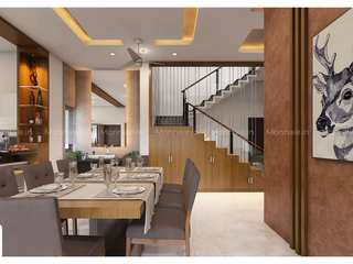 Dining Delights: Inspiring Interiors for Your Perfect Dining Room , Monnaie Architects & Interiors Monnaie Architects & Interiors 모던스타일 다이닝 룸