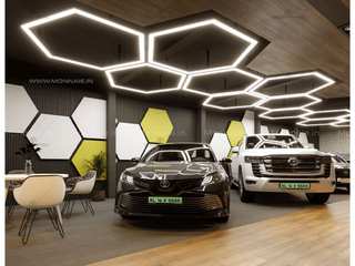 Elevate Your Car Showroom with Exceptional Interiors . , Monnaie Architects & Interiors Monnaie Architects & Interiors Otros espacios