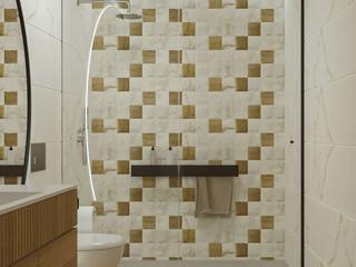 WC, ByOriginal ByOriginal Phòng tắm phong cách tối giản