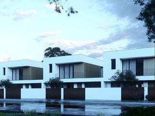 Moradias Panóias - Braga, Tiago Araújo Arquitetura & Design Tiago Araújo Arquitetura & Design Casas unifamiliares
