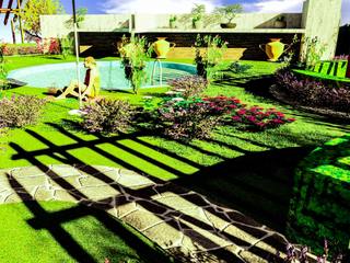 utopian garden, Aetneas Design Aetneas Design Giardino interno
