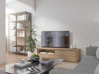 Apartamento ALMA (Design de Interiores), NURE Interiores NURE Interiores Moderne Wohnzimmer