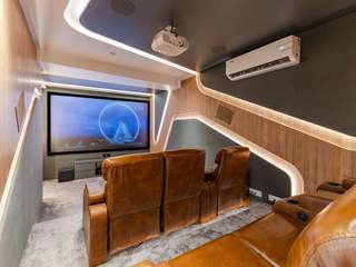 Home Theater System visual enjoyment in the comfort of your home, Spacemekk Designers p.LTD Spacemekk Designers p.LTD Eletrônicos