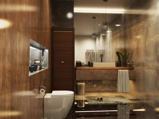 Bathroom Interior Design Rendering Project in Los Angeles, California, JMSD Consultant - 3D Architectural Visualization Studio JMSD Consultant - 3D Architectural Visualization Studio Modern bathroom