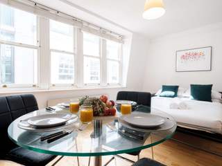 Comfy Living Room in Central London UpperKey Living room Table, Furniture, Property, Building, Window, Couch, Comfort, Tableware, Chair, Lighting,UpperKey