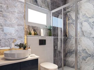 Modern Designs of Bathroom interior...., Monnaie Interiors Pvt Ltd Monnaie Interiors Pvt Ltd Moderne badkamers