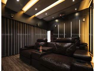 Home Theater Interiors, Monnaie Architects & Interiors Monnaie Architects & Interiors Weitere Zimmer