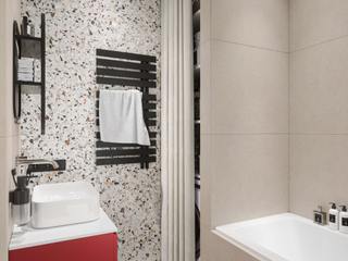 Дизайн проект квартиры , Сергей Качалов Сергей Качалов Scandinavian style bathroom
