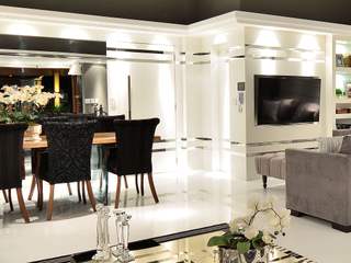 Cobertura elegante e funcional, marli lima designer de interiores marli lima designer de interiores Mais espaços