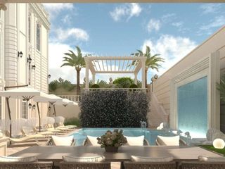 Classic Villa Landscape Design Solution, Luxury Antonovich Design Luxury Antonovich Design Front yard