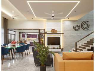 Vibrant Living Room Design Ideas! , Monnaie Architects & Interiors Monnaie Architects & Interiors モダンデザインの リビング