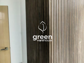 Instalación de Lambrin en Reynosa, Tamps., Green Warehouse Green Warehouse Ruang Ganti Modern