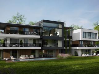Exterior visualization of a modern and luxurious apartment in Graz, Render Vision Render Vision Flat