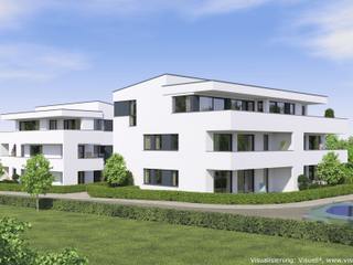 Visualisierung von Architektur bei Heilbronn, Visuell³ - Architekturvisualisierung Visuell³ - Architekturvisualisierung Multi-Family house