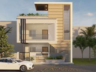 Waded Residency, Cfolios Design And Construction Solutions Pvt Ltd Cfolios Design And Construction Solutions Pvt Ltd Bungalows