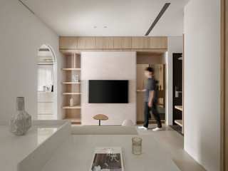 禾光設計_弧語, 禾光室內裝修設計 ─ Her Guang Design 禾光室內裝修設計 ─ Her Guang Design Living room
