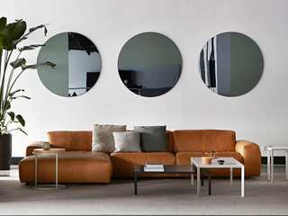 Außergewöhnliches Big Sofa Wohnzimmer im Top Design, Livarea Livarea Soggiorno minimalista Marrone