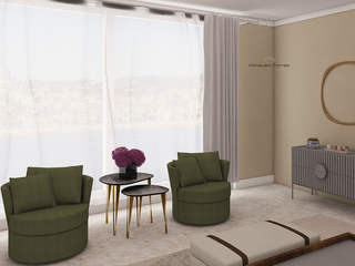 Diseño interior de dormitorio, CONSUELO TORRES CONSUELO TORRES Ebeveyn odası