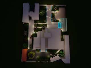 Katar- Private Villa Peyzaj Projesi, AYTÜL TEMİZ LANDSCAPE DESIGN AYTÜL TEMİZ LANDSCAPE DESIGN Interior garden