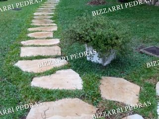 Pedras naturais para caminhos., Bizzarri Pedras Bizzarri Pedras Jardines con piedras