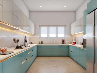 Stylish Kitchen Interior... , Premdas Krishna Premdas Krishna Kuchnia na wymiar