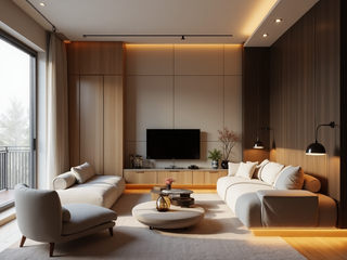 Convertible living room, Desirée Vaquier_homify Desirée Vaquier_homify Apartment