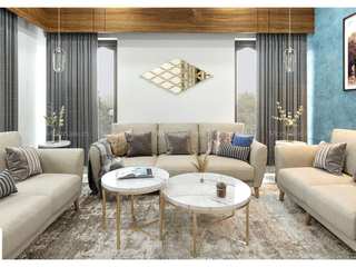 Living Room Goals: Stunning Interiors... , Monnaie Architects & Interiors Monnaie Architects & Interiors モダンデザインの リビング